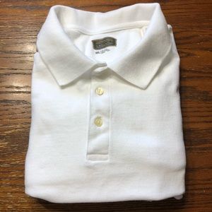 The Foundry White Short Sleeve Men’s Polo 3XL